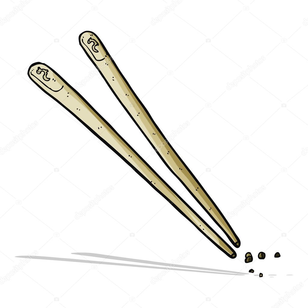 1024x1024 Cartoon Chopsticks Stock Vector Lineartestpilot