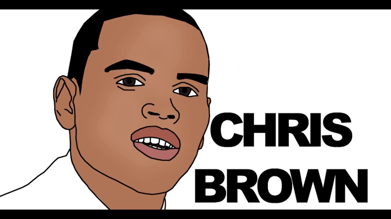 1280x720 Chris Brown Cartoon