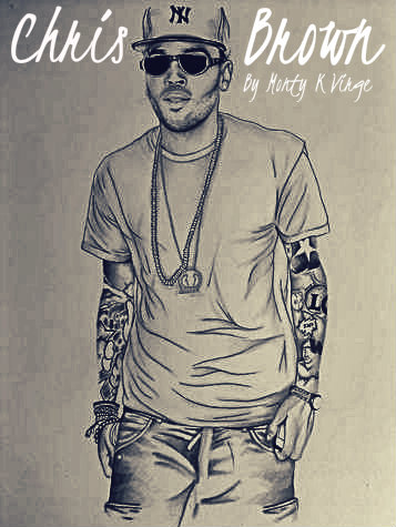 357x475 Drawing Chris Brown By Montykvirge