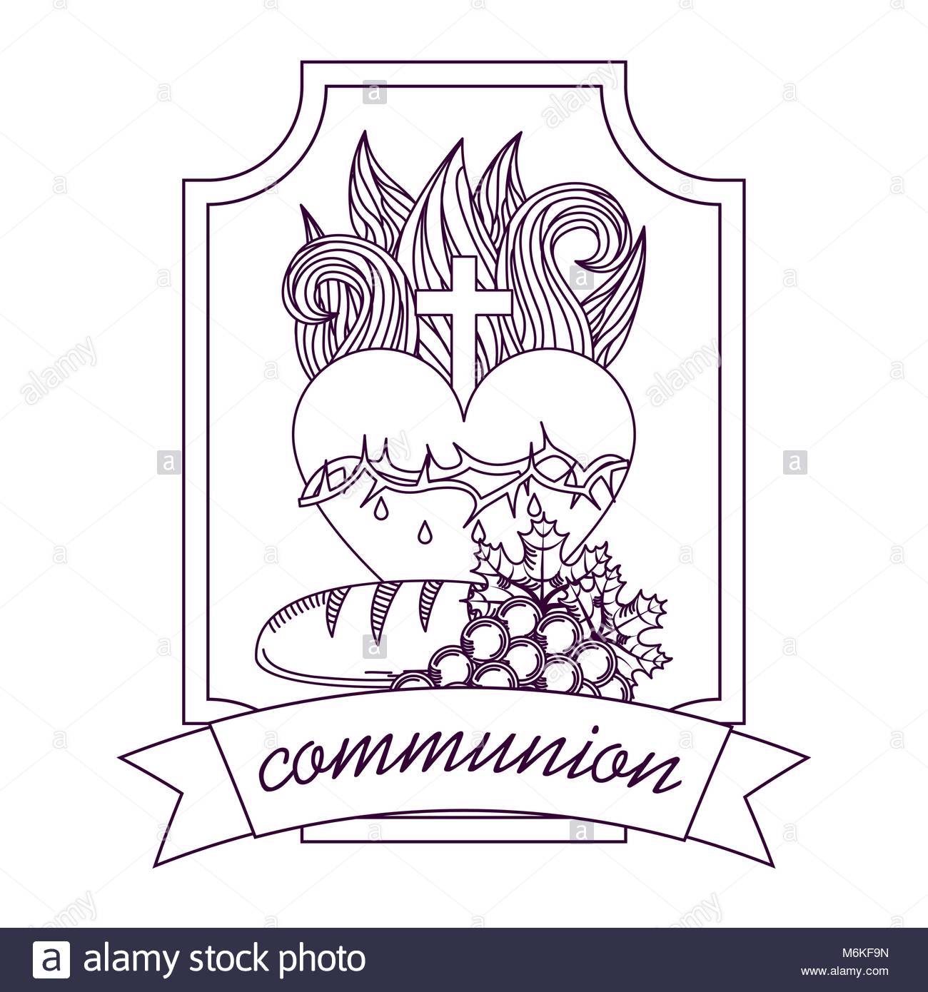 1300x1390 Sacred Heart Jesus Illustration Christianity Faith Religion Stock