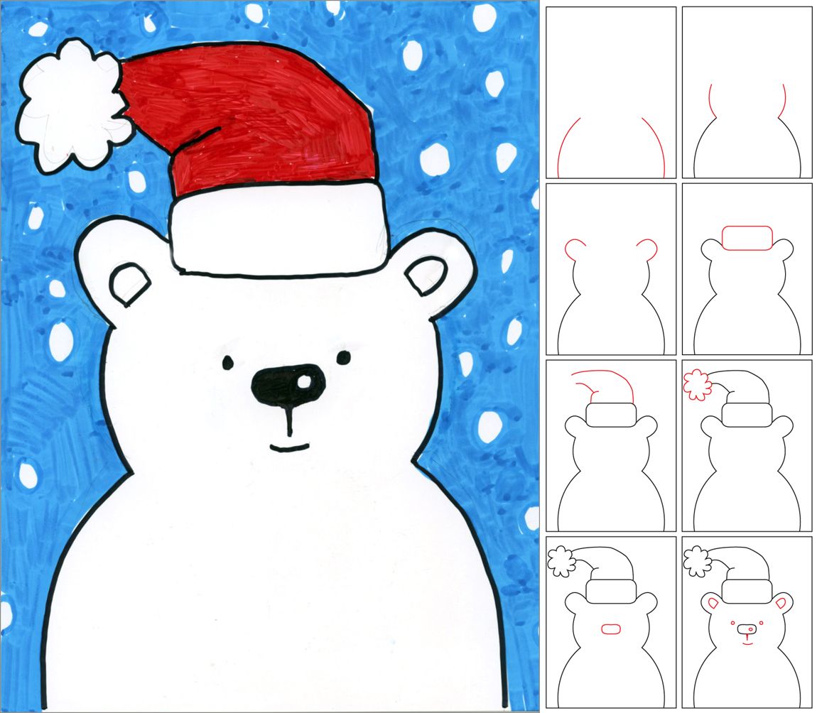 1150x1004 Draw A Snow Bear Bear Art, Snow And Bears