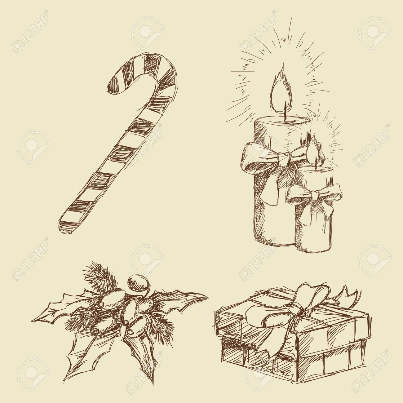 1300x1300 Gift Present Candy Candle Merry Christmas Decoration Celebration