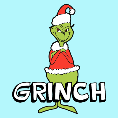 400x400 How To Draw The Grinch From Dr. Seuss With Easy Step By Step
