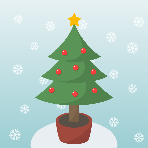 600x600 How To Draw A Christmas Tree In Inkscape Goinkscape!