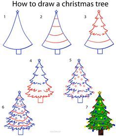 236x278 How To Draw A Christmas Tree Step By Step Drawing Tutorial