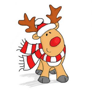 300x292 Christmas Drawings Reindeer Festival Collections