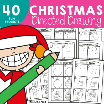 Christmas Directed Drawing at GetDrawings | Free download