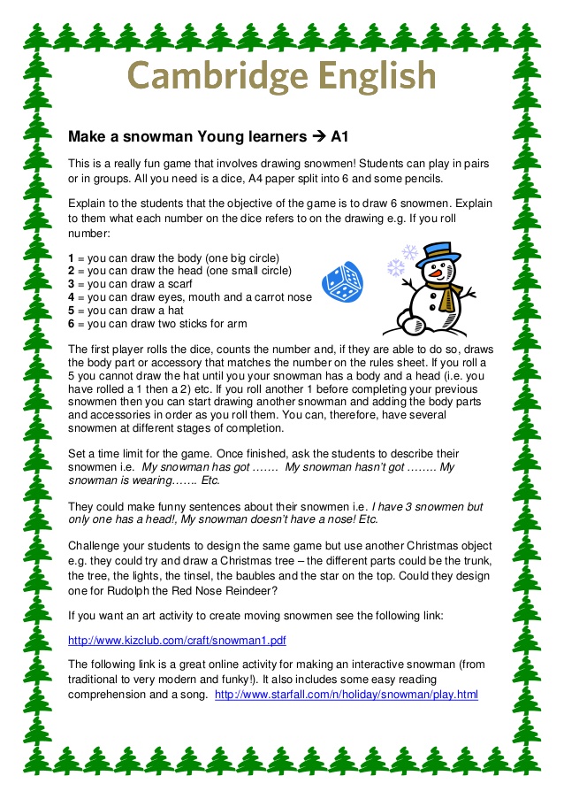638x903 Cambridge English Christmas Activities For Teachers