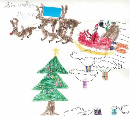 529x478 Children's Write Funny, Moving Letters To Santa Claus