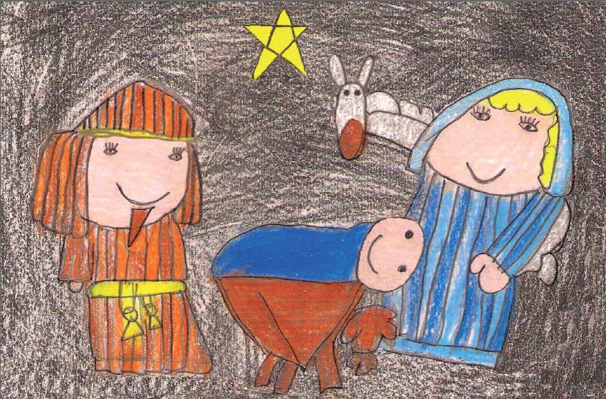 Christmas Drawing Children at GetDrawings | Free download