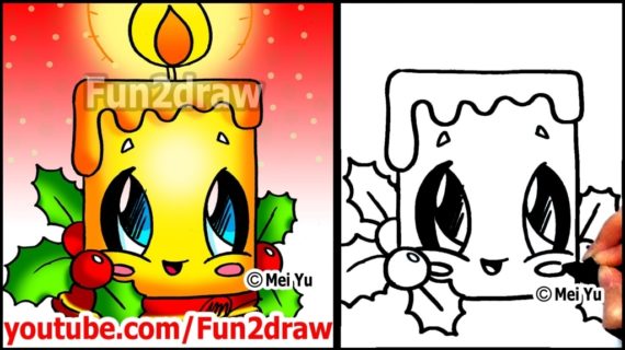 570x320 Pictures Cute Christmas Easy Drawings,