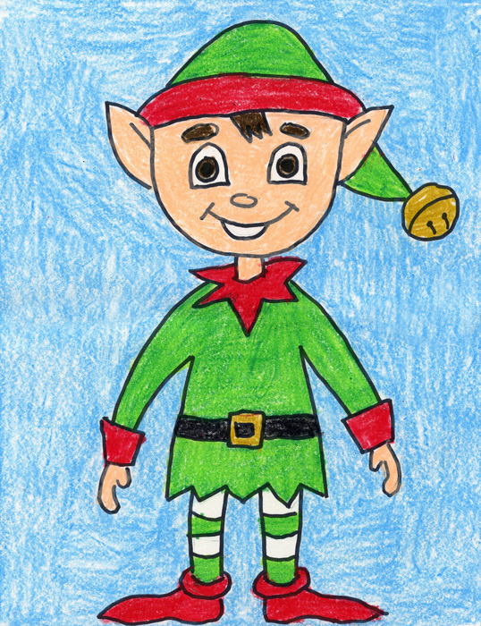 538x700 Draw An Elf