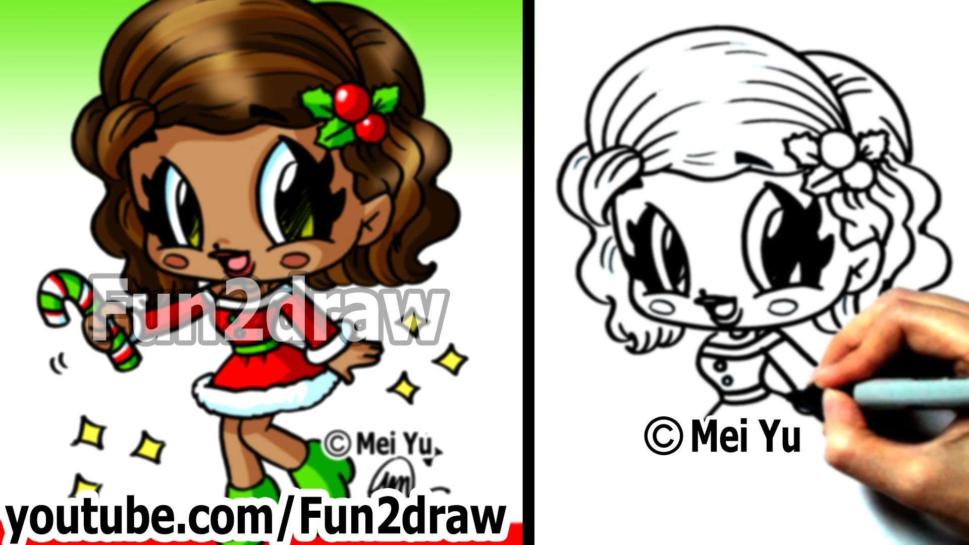 1920x1080 How To Draw Christmas