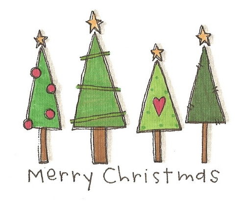 500x417 27 Best Diy Christmas Cards For Kids Images