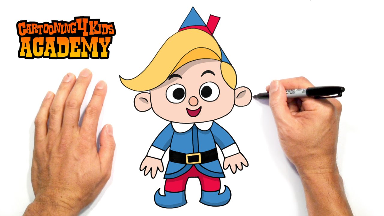 1280x720 How To Draw Hermey The Christmas Elf Art For Beginners
