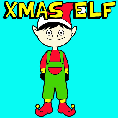 400x400 How To Draw Santa's Christmas Elf With Step By Step Elves Drawing