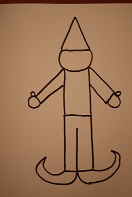 267x400 How To Draw An Elf Christmas And Winter Projects