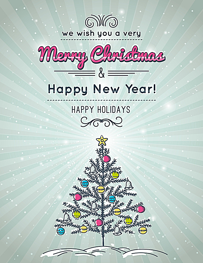 650x843 Cute Christmas Tree Hand Drawing, Christmas, Festival, Silver