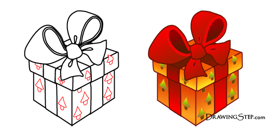 540x280 Gift Boxes Drawing