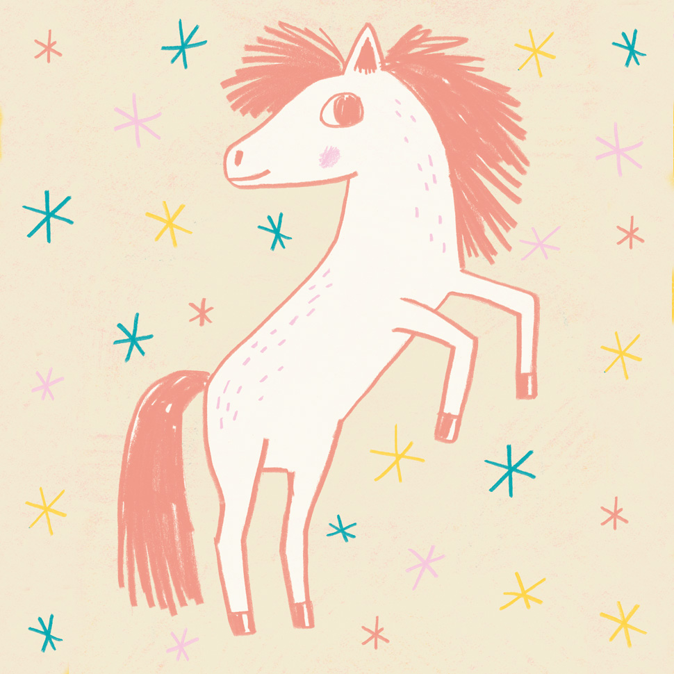 970x970 Icelandic Horse Christmas Card 2016