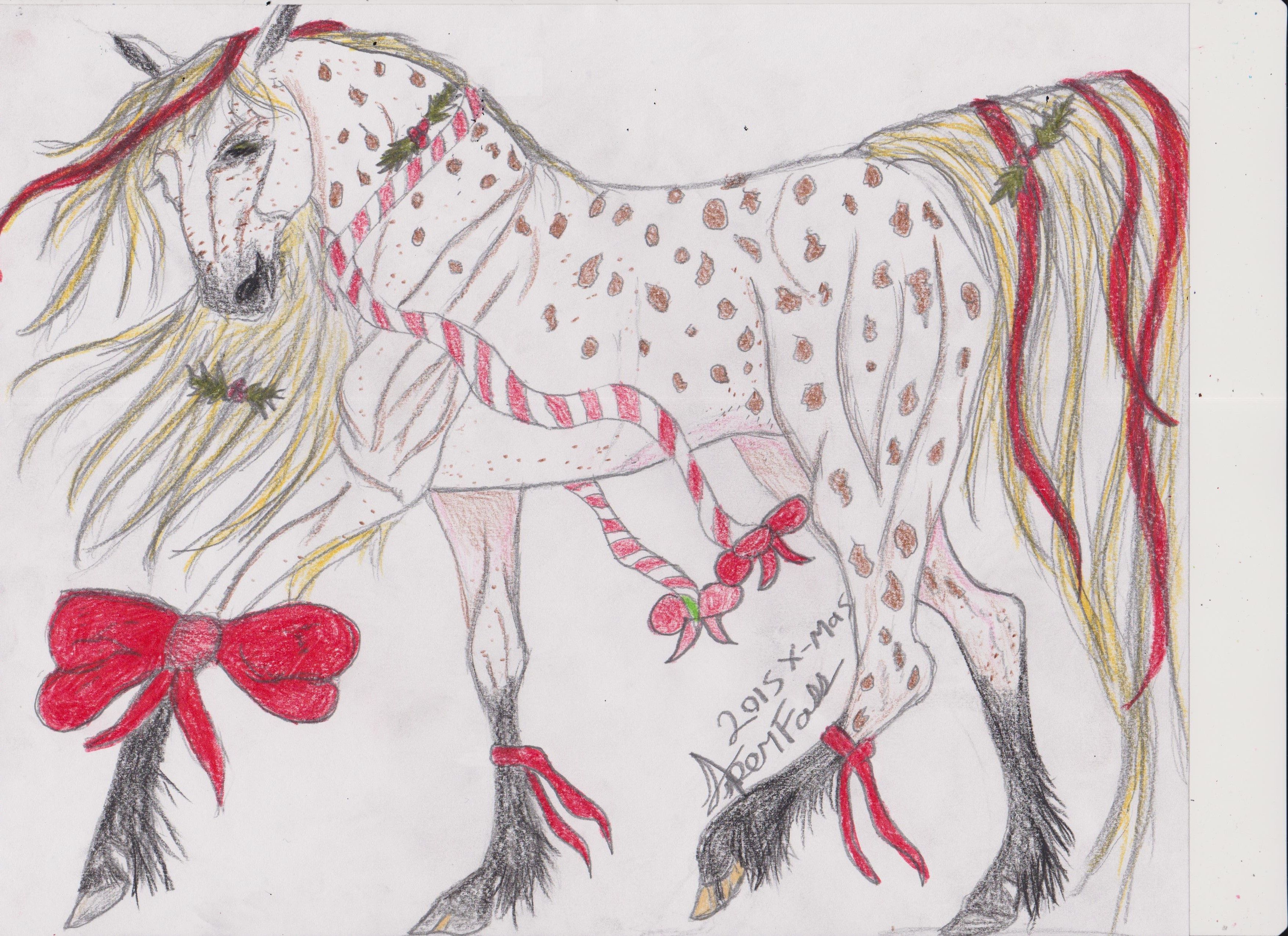 3507x2550 X Mas Beautiful Appaloosa Horse Drawing By Aspenn F Feel Free