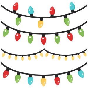 300x300 Christmas Lights Scrapbook Clip Art Christmas Cut Outs For Cricut