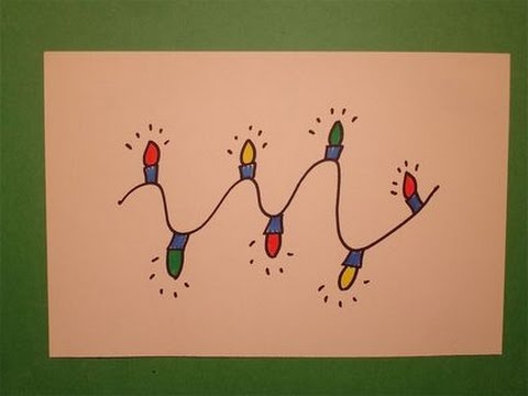 480x360 Let's Draw Christmas Lights!