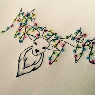 320x320 Throw Back From A Few Months Ago, A Work In Progress Of A Reindeer