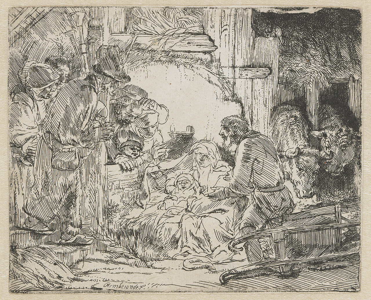 1280x1035 The Nativity Through Rembrandt's Eyes