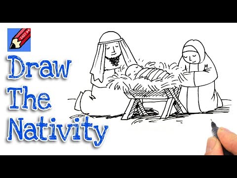 480x360 How To Draw A Christmas Nativity Star Real Easy Shoo Rayner Author