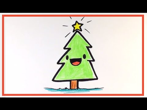 480x360 How To Draw A Cute Christmas Tree