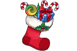 300x200 How To Draw Christmas Presents