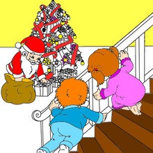 220x220 Christmas Scenes Coloring Pages