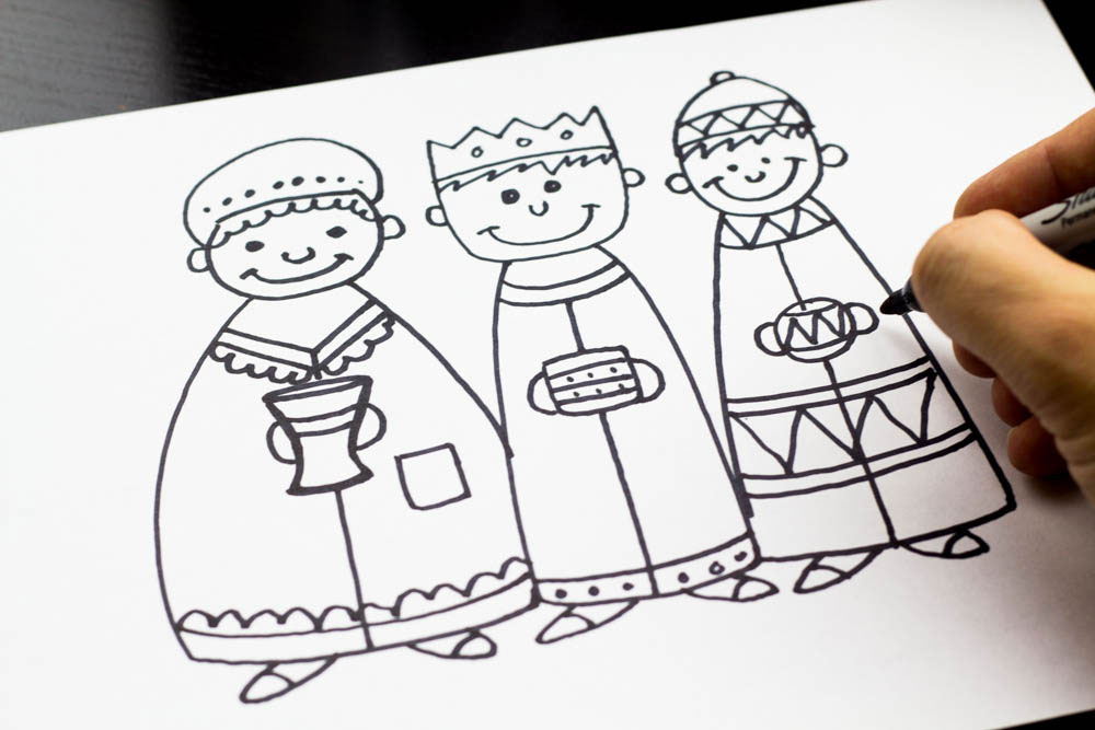 1000x667 How To Draw Mary And Joseph
