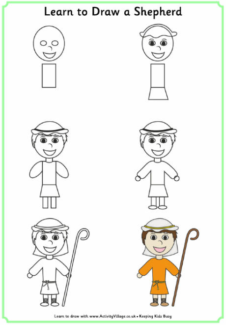 460x660 Learn To Draw The Nativity Story