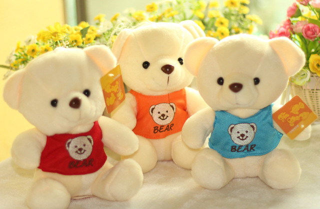 640x418 About 18cm Bear Cloth Teddy Bear Toys Plush Bears Dolls ,one Set