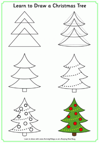 320x461 Learn To Draw A Christmas Tree And Other Christmas Themed