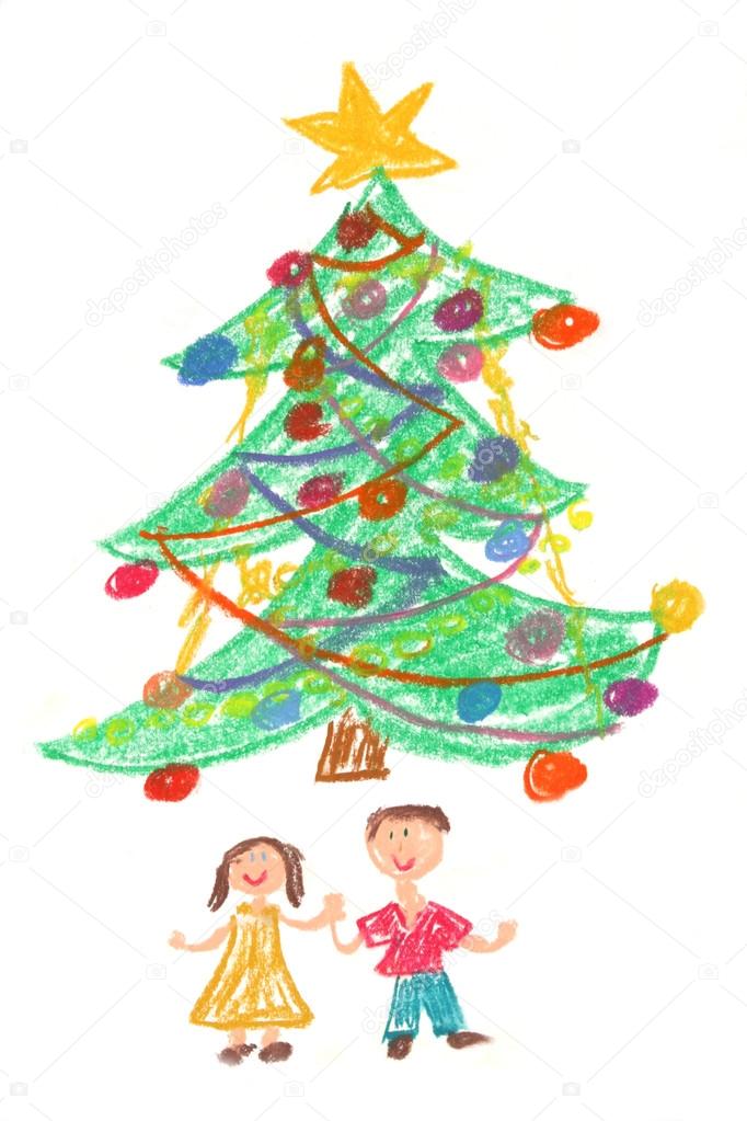 682x1023 Children And Christmas Tree