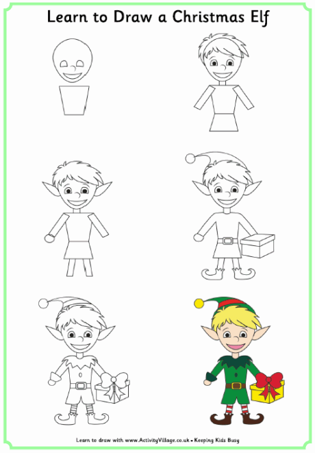 460x661 Spectacular How To Draw Christmas Stuff Step By Extremely Pictures
