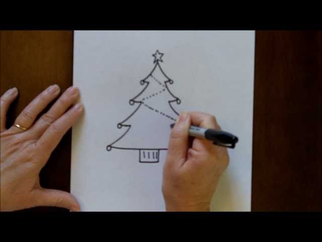 640x480 How To Draw Christmas Trees (With Pictures)