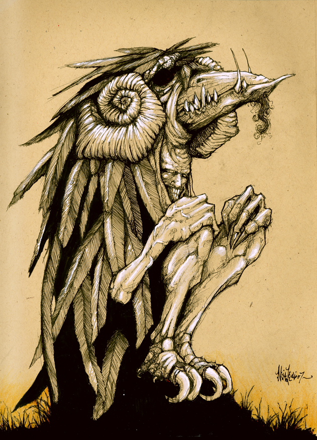 631x874 El Chupacabra By Nicktheartisticfreak