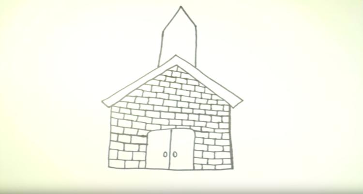 750x400 How To Draw A Church Prepare To Serve
