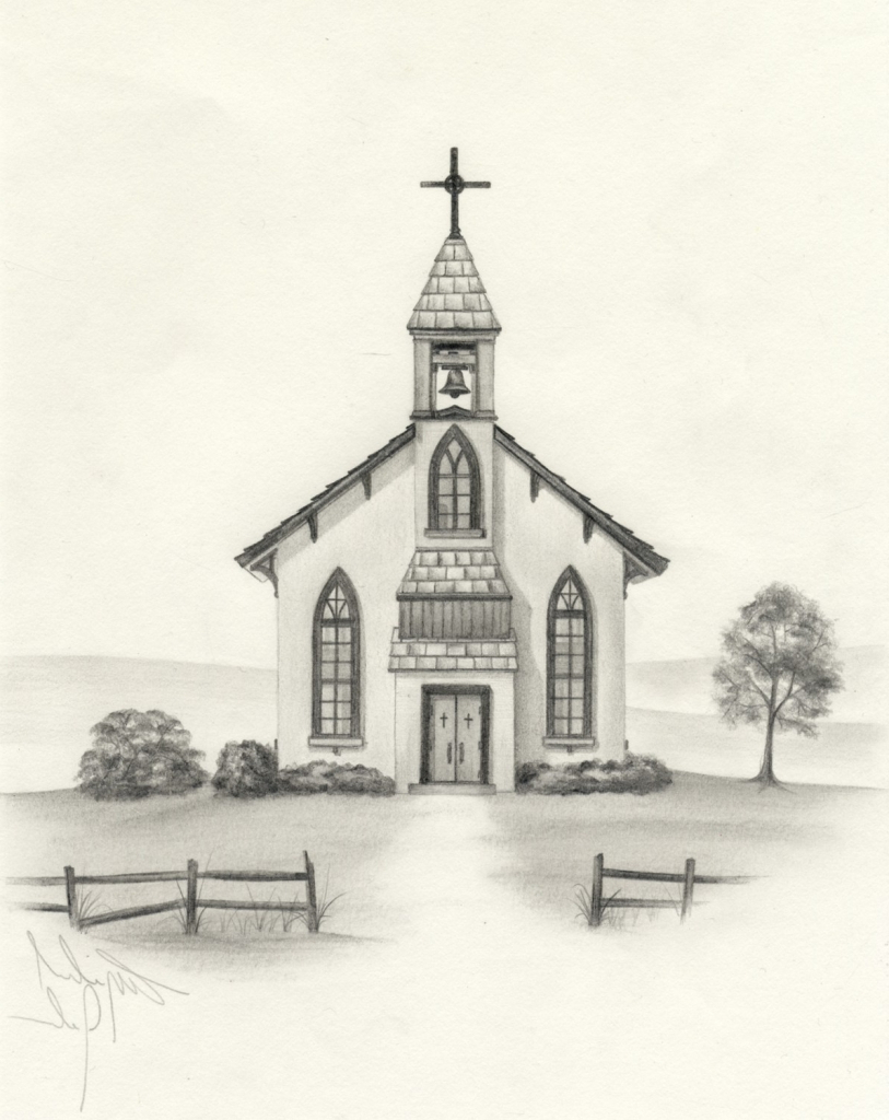 Church Drawing at GetDrawings | Free download