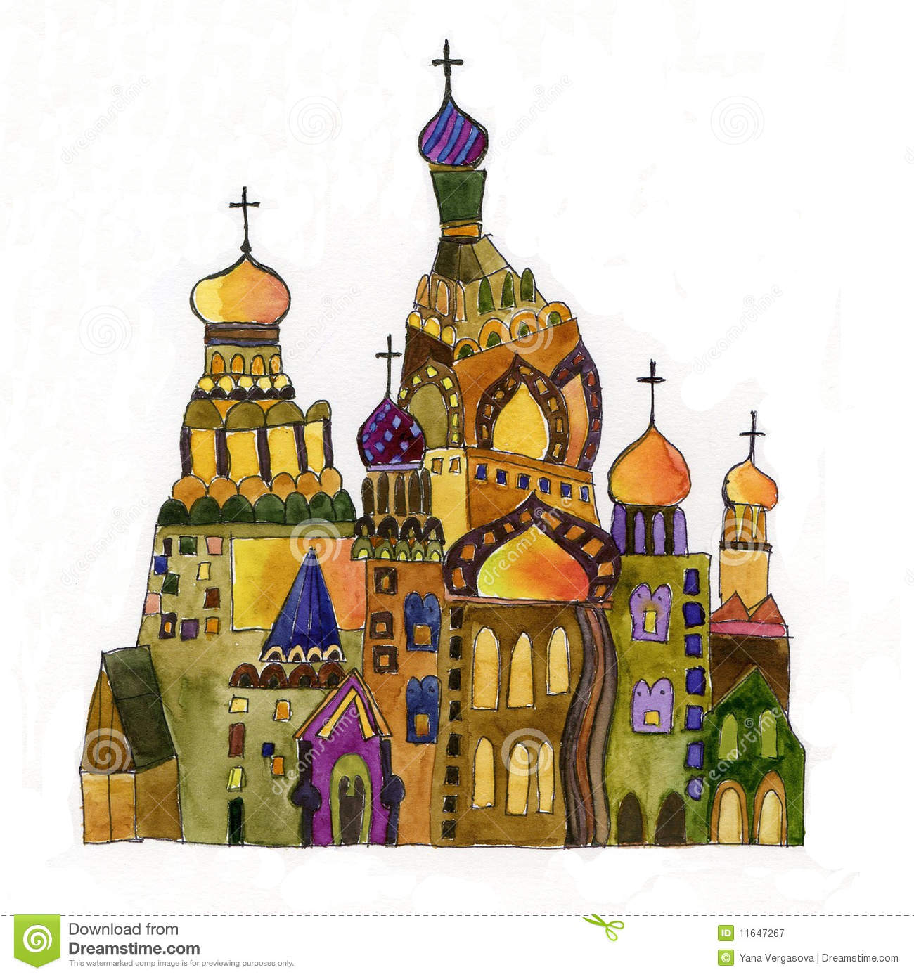 1300x1390 Russian Chur Hes Drawings Russian Church Drawing On White