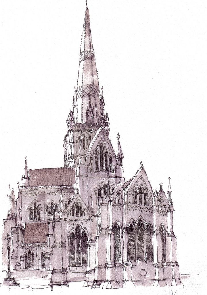 720x1024 Churches Churches, Drawings And Artist
