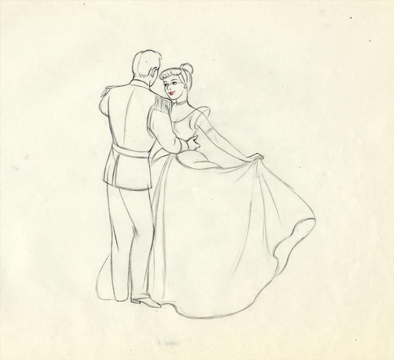800x730 Disney Cinderella Animation Drawing