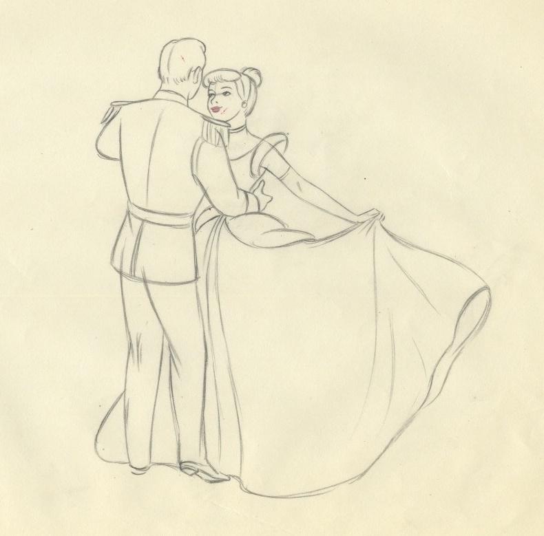 790x779 Disney Cinderella Marc Davis Scene