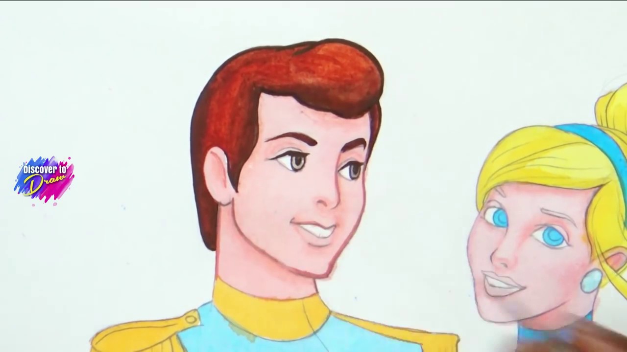 1280x720 Cinderella And Prince Charming Drawing Speedpainting