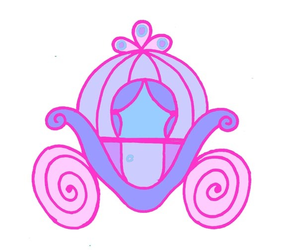 576x505 Cinderella Carriage Drawing