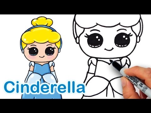 480x360 How To Draw Disney Princess Cinderella Cute And Easy